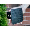 eVerHitch 2" American Black Flag Trailer Hitch Cover Plug for