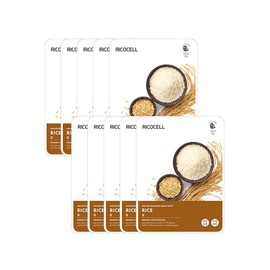 Nature Coverage Moist Mild Mask Pack Rice 23g x 10 Sheets / 네이처리커버리 촉촉 순한 마스크팩 쌀 23g x 10매