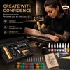 Wireless Rotary Tattoo Pen Kit for Body Art Practice –