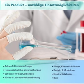 THERACASO Disposable Latex Finger Cots | Powder-Free | Hygienic & Tear-Resistant | Pack of 200 | Sizes S - XL | for Care, Cosmetics, Dressing, Food Contact | Medical, Non-Sterile Size XL