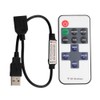 Cleiscry DC5-24V 11 Buttons Mini USB RF Wireless Dimmer Remote