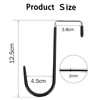6 Pack Over The Door Hooks,with Rubber Prevent Scratches,Door Hangers