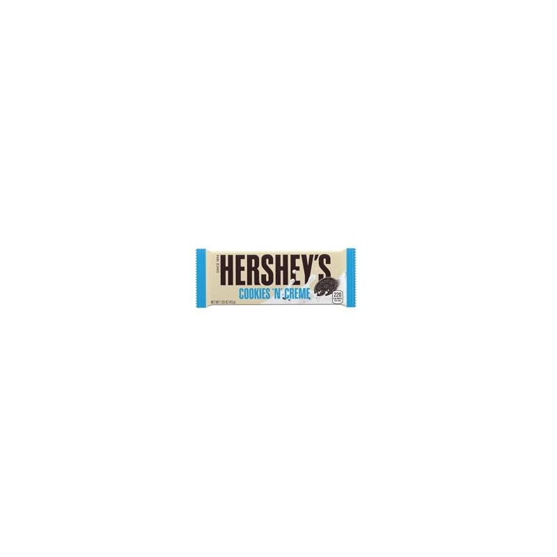 Hershey’s Cookies ‘n’ Creme Bar, 1.55-Ounce Bar, 36-Count Box