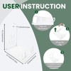 EZ SPARES Installation-free Vacuum Stand Frame,Storage Docking Station Holder,Metal Bracket,bigger