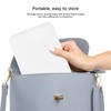 Lighted Makeup Mirror White Rechargeable ABS Housing Adjustable Brightness Portable