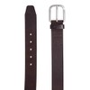 Brax Men's Masterpiece Belt, Plain Buffalo Leather with American Silver