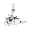 LGU Sterling Silver Oxidized Fireworks Firecracker Charm