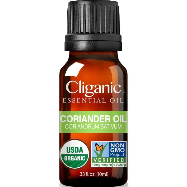 Organic Coriander Seed Essential Oil, 0.33oz