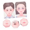 SEWACC 2pcs Washable Face Painting Board for Makeup Practice Reusable