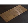 Biblical Mezuzah - Paleo Hebrew 10 Commandments Inscribed on Copper
