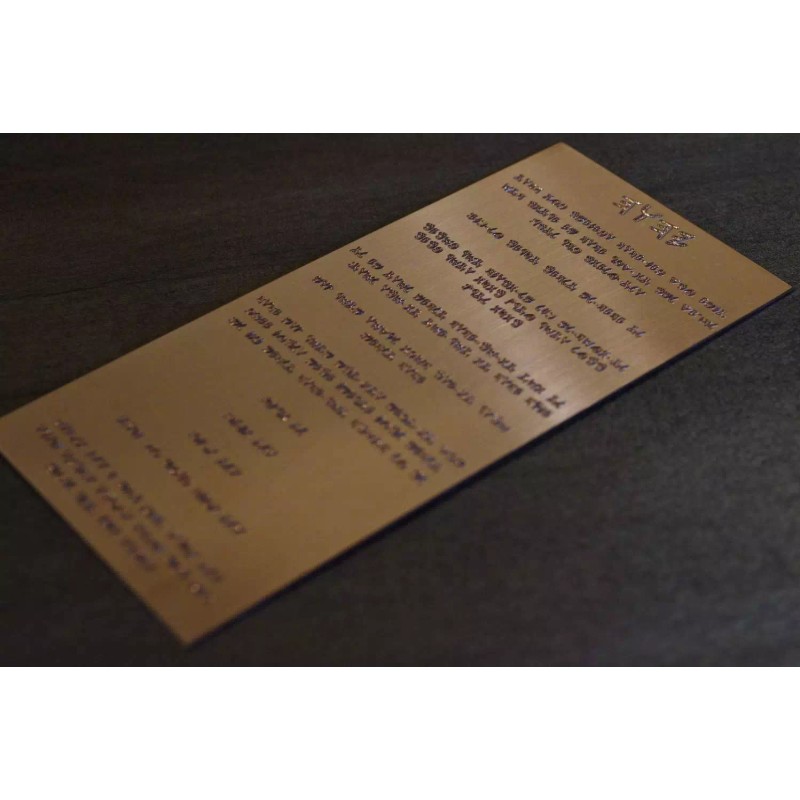 Biblical Mezuzah - Paleo Hebrew 10 Commandments Inscribed on Copper
