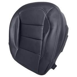 AUTOKAY Black Driver Bottom Seat Cover Fits for Benz ML350 4Matic 2012 2013 2014 2015