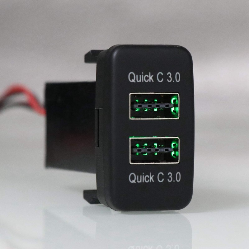 Toyota, Hilux, VIGO, and other vehicles, USB Charger, QC3.0 x