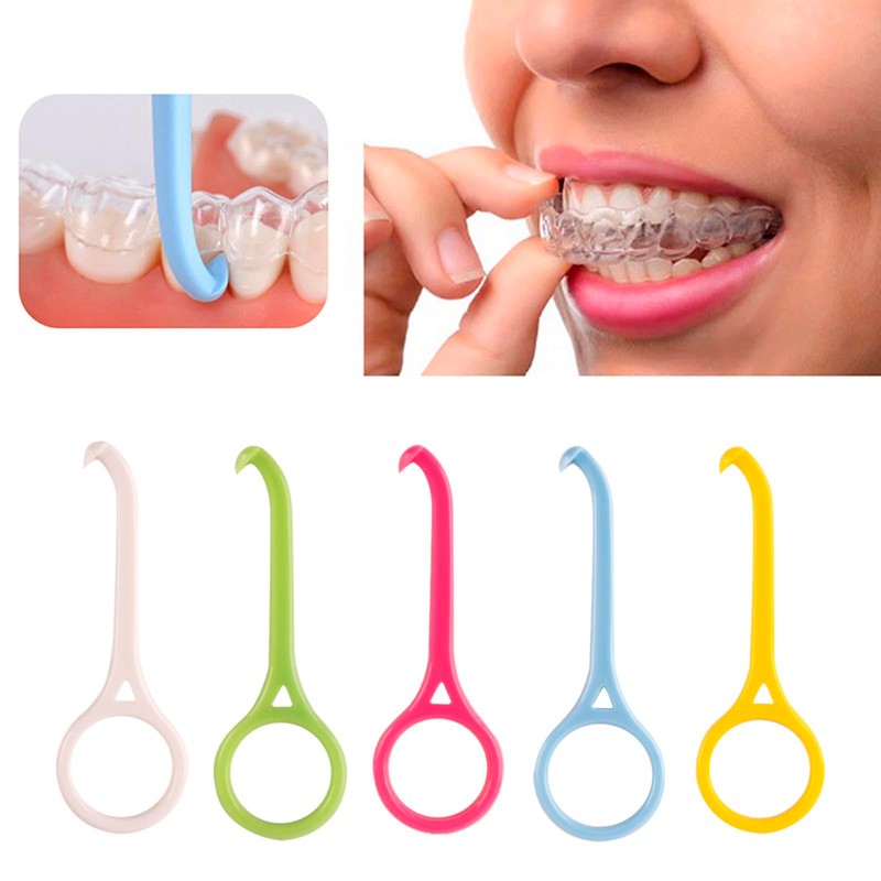 AWAVM 10Stücks Bracket Orthodontic Device Removal Hook, Retainer Removal Tool,