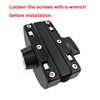 Qrity Stainless Steel Glass Door Lock with Key Open/Close for