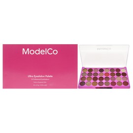MODELCO Ultra Eyeshadow Palette - High-Color Payoff - Features 32 Wearable, Super-Pigmented Shades - Buttery Textures And Finishes - Blends Effortlessly - Buildable Intensity - 0.64 Oz