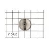 Wolf 815514 Control Knob, Stainless SVCE (CT36G/S, C