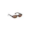 Quay Women's Aura Points Sunglasses, Neutral Tort/Brown, One Size