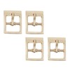 4 Pieces Small Roller Buckle Belt Buckles Closing Buckles Belt
