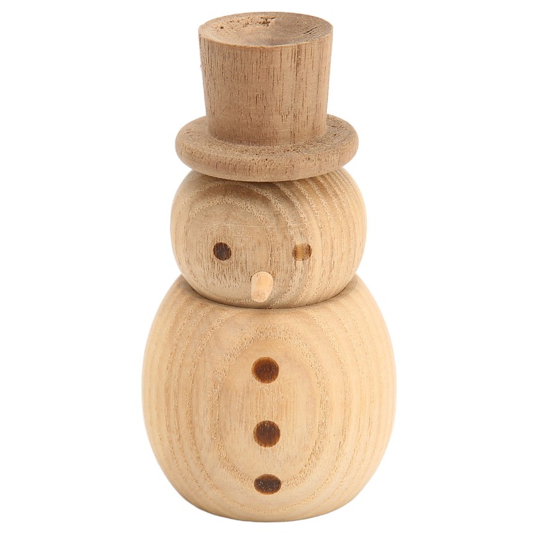 Wood Aromatherapy Diffuser Snowman Shape Portable Waterless Fireless Essential Oil