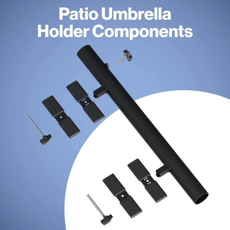 LOVE YOUR DECK Patio Umbrella Holder – Easy Installation -