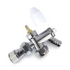 Wärmer System 15mm x 1/2 Angled Radiator Valve, Lockshield Angled