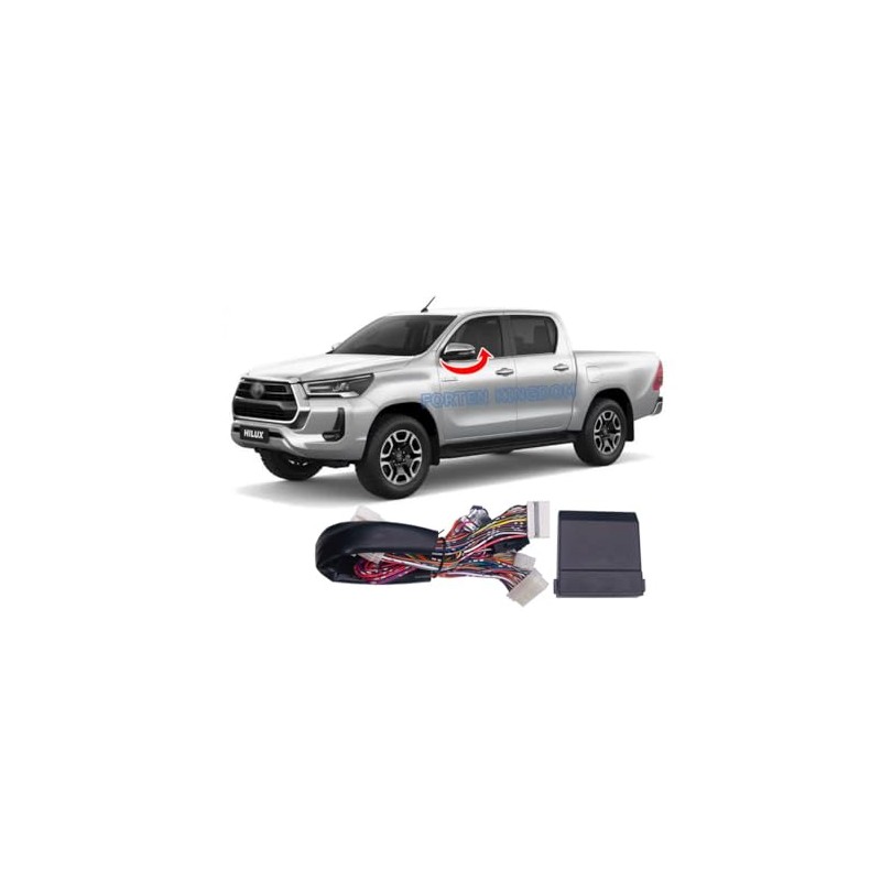 Intelligent Auto-Fold Side Mirrors Control Module Kit for Hilux 2016-2023