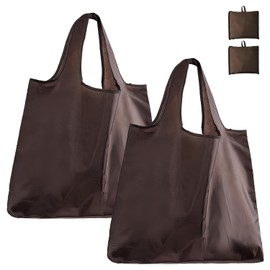 AFZH Eco Bag, Foldable, Large Capacity, 20.9 x 15.0 inches (53 x 38 cm), 2 Piece Set, Load Capacity 66.1 lbs (30 kg), Convenience Store Bag, Shoulder Bag, Waterproof, Washable, Lightweight, Storage