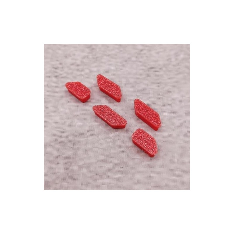 ULEIVA Replacement Buttons 5X Button Red Compatible with Garmin Edge
