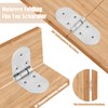 Pack of 4 180 Degree Hinges Folding Round Folding Hinge