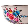 1x Cotton Pansy 14.5cm Hand-Painted Picnic Snack Bowl - Reusable