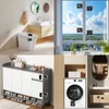 Pack of 2 ABS Fridge Lock for Child Lock, Cupboard
