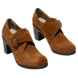 Fly London Fly London Women's KEXI176FLY Mary Jane Flat, Tobacco, 6 UK