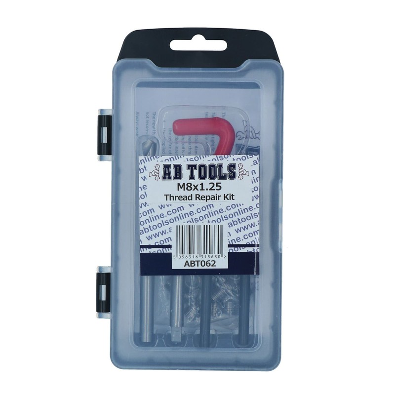 AB Tools M8 x 1.25mm Thread Tap Repair Cutter kit