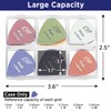 CollectHall Guitar Pick Holder, 6 Grid Guitar Pick Case, 60