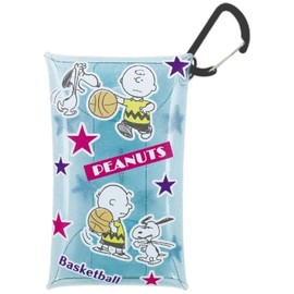 Marimo Craft Snoopy Clear Series SPPS-122 Clear Multi Case S, Basketball, Approx. 2.4 x 4.3 x 0.8 inches (60 x 110 x 20 mm)