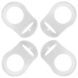 PUTSKA Pacifier Adapter Rings - Silicone Adapter for Pacifier Holder and Clip MAM-Compatible