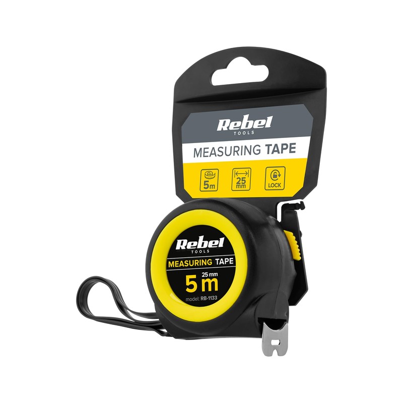 Rebel RB-1133 Professional Heavy Duty Tape Measure with Reel System