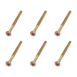 Aopin Flat Head Hex Socket Cap Screws, Hex Socket Head Cap Screws, Connector Screws for Furniture Crib Chairs, Carbon Steel, M6 x 80mm, 20Pcs