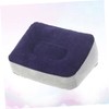 COHEALI 2pcs Inflatable Foot Rest Pillow Flocking Pvc Foot Massage
