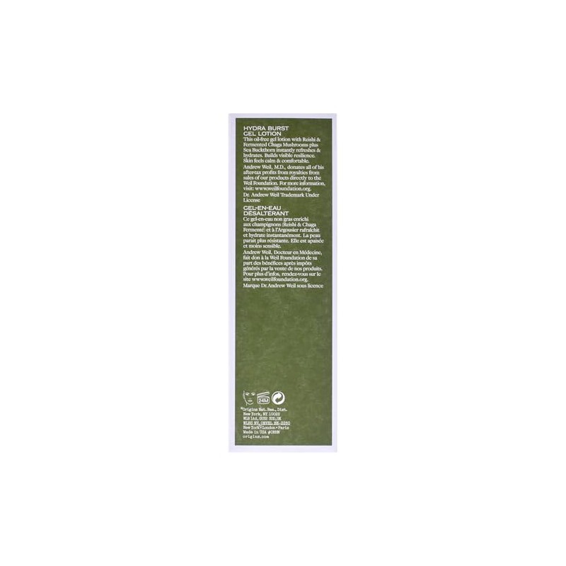 Dr. Weil Mega-Mushroom Hydra Burst Gel Lotion by Origins for