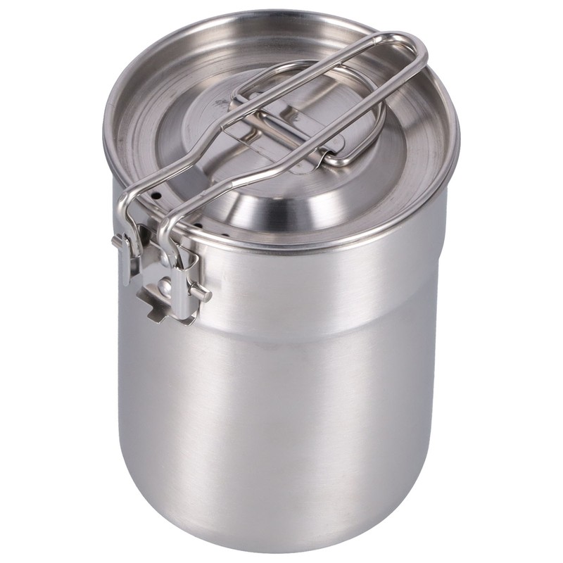 Outdoor Coffee Maker Cup 1L Camping Cooking Pot with Foldable