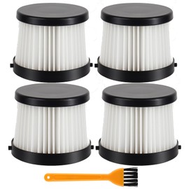 DCV501HB Vacuum Filters for DEWALT DCV501HB 20V Cordless Handheld Vacuum - Compared to Part # DCV5011H - Washable and Reusable - 4 Pack