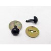 Zim's Bulk Zims 6mm Black Half Round Plastic Safety Eyes