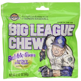Big League Chew Sour Apple, 12 Count