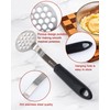 Acual Potato Masher Stainless Steel, Heavy Duty 304 Stainless Steel
