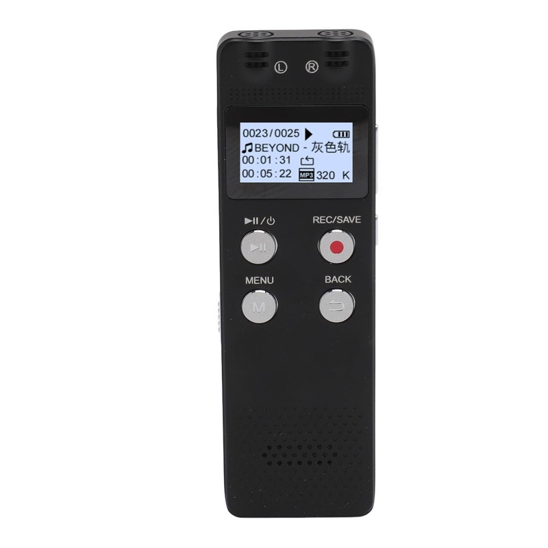 Digital Voice Recorder Multifunction Clear Sound One Click Recording MP3