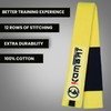 KOMBAT USA Premium Quality Kids Brazilian Jiu Jitsu Belts, Martial