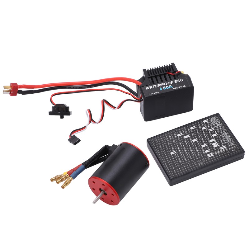 RC Brushless 60A ESC Combo Kit with 3650 4300KV Motor