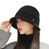 Gokamoi Women's Bucket Hat, Overwhelming Small Face Effect, Beautiful Silhouette,